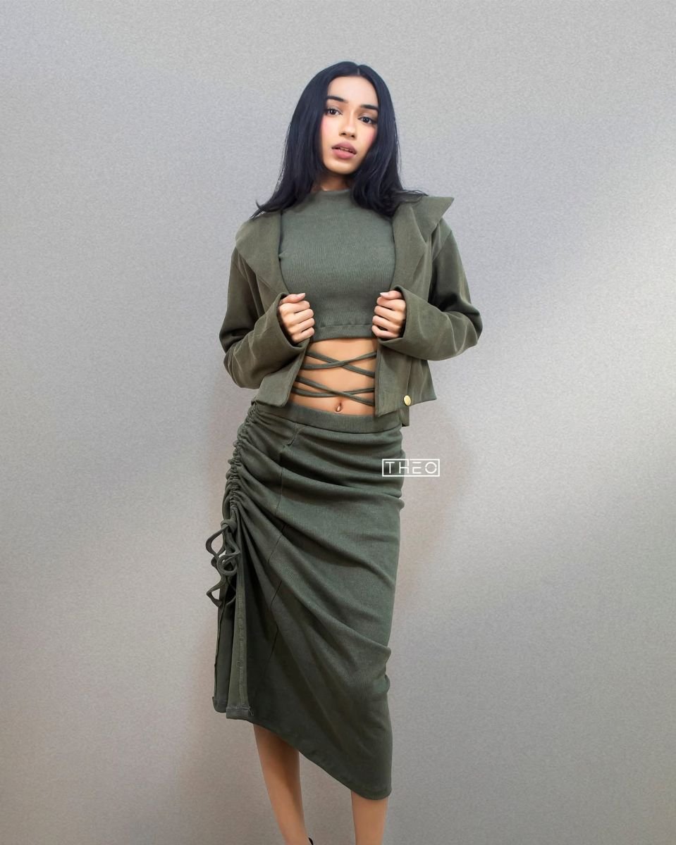 3 Part Western Style Skirt Set