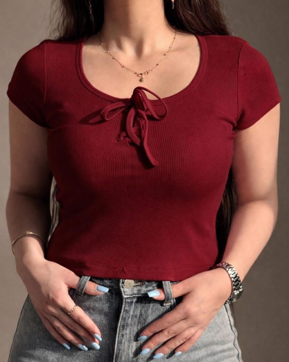 Front knot tees