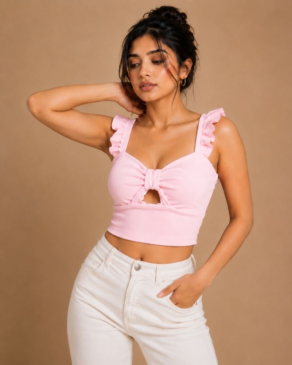 Bow Backless Top