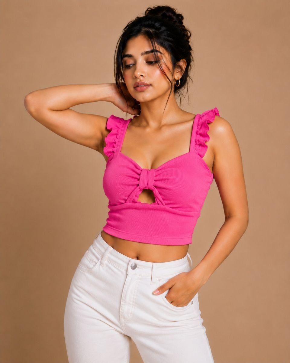 Bow Backless Top