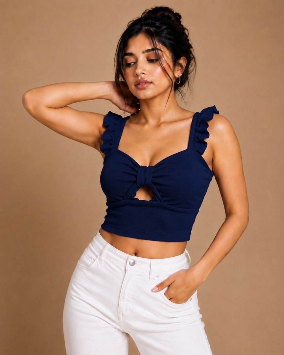 Bow Backless Top