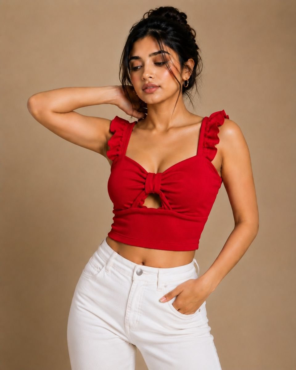 Bow Backless Top