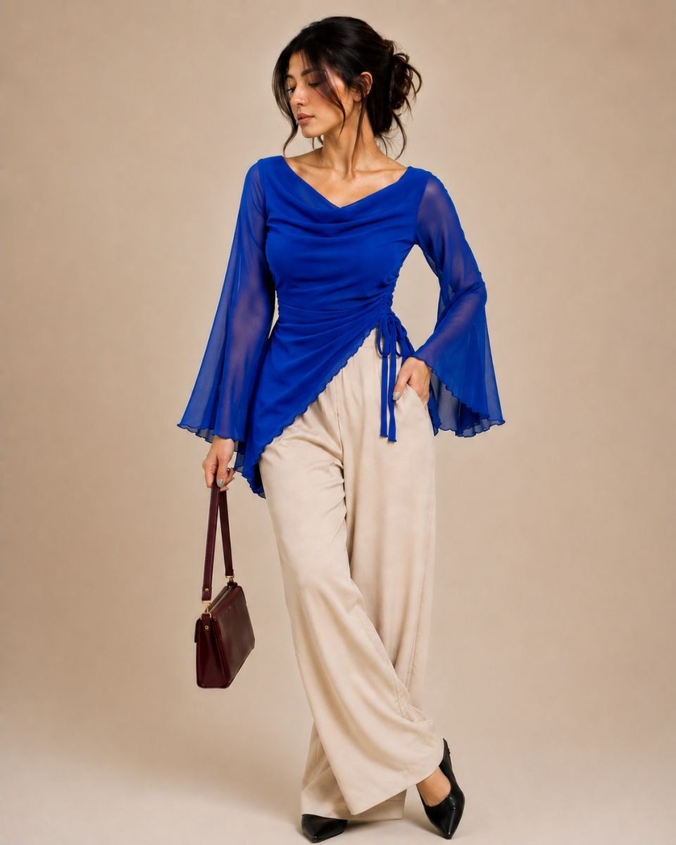 Layered Drapped top