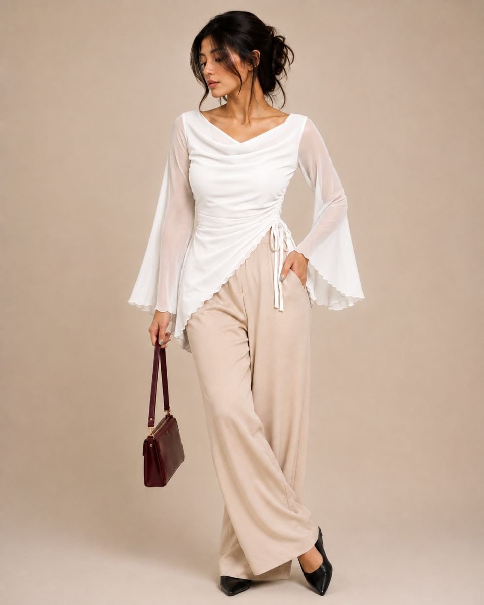 Layered Drapped top