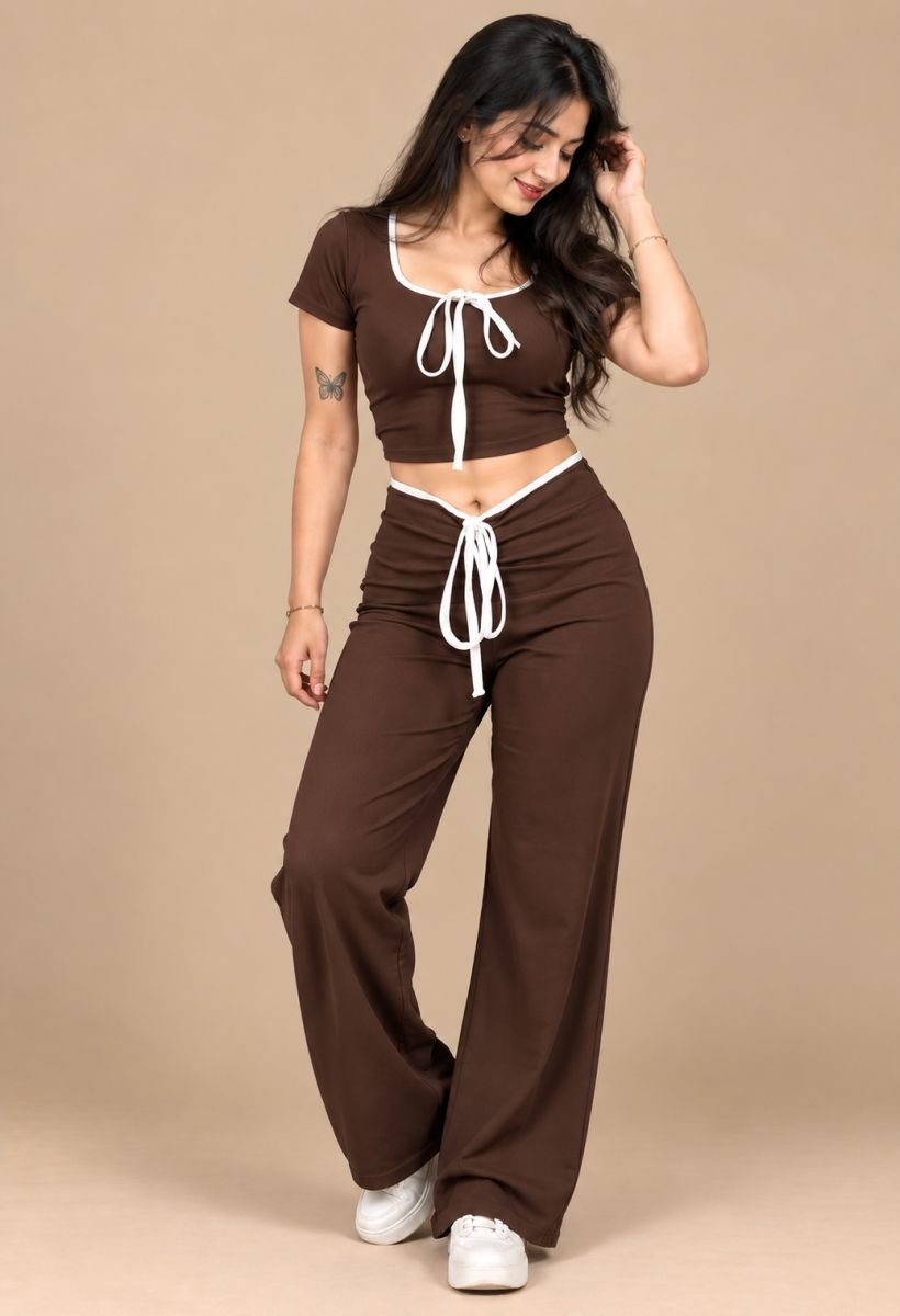 Doubletone halfsleeve cord set