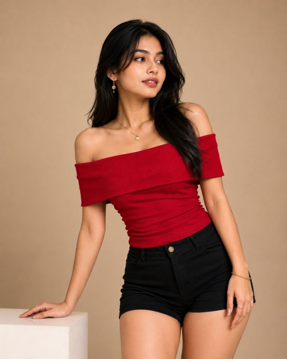 Offshoulder top