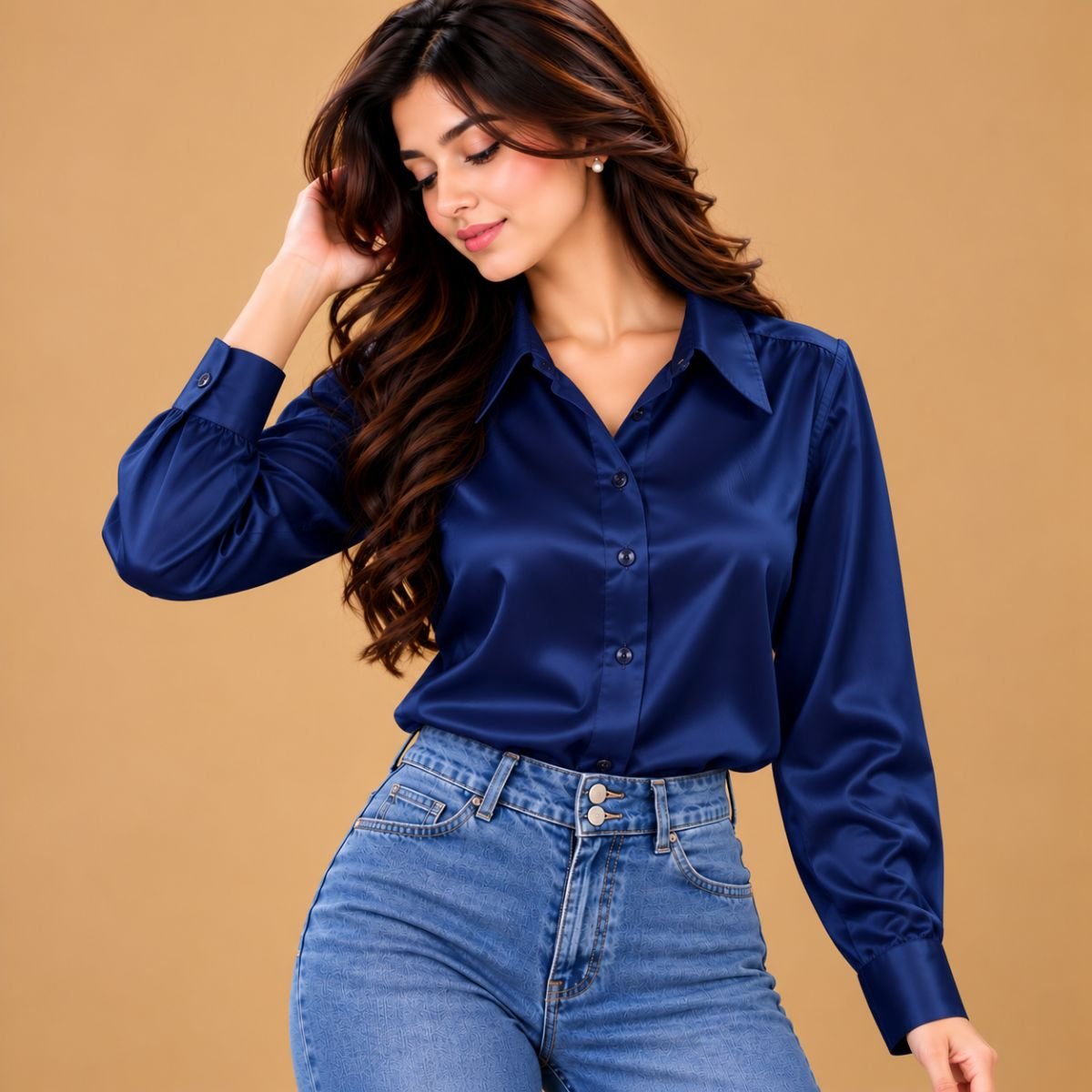 Satin shirt
