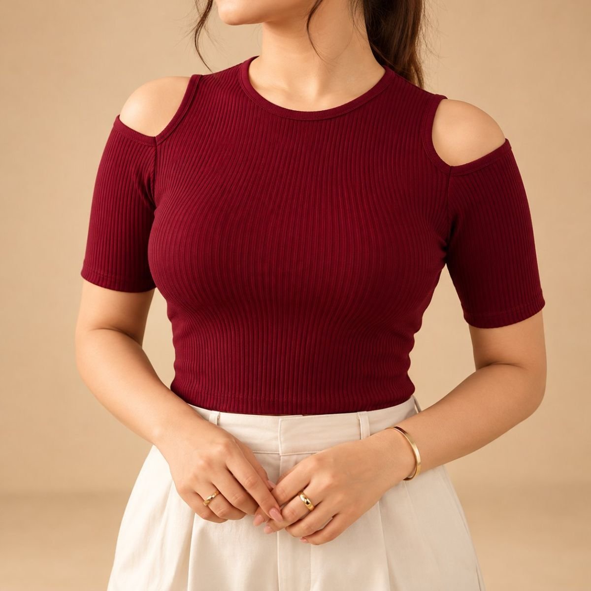 Cold Shoulder Top