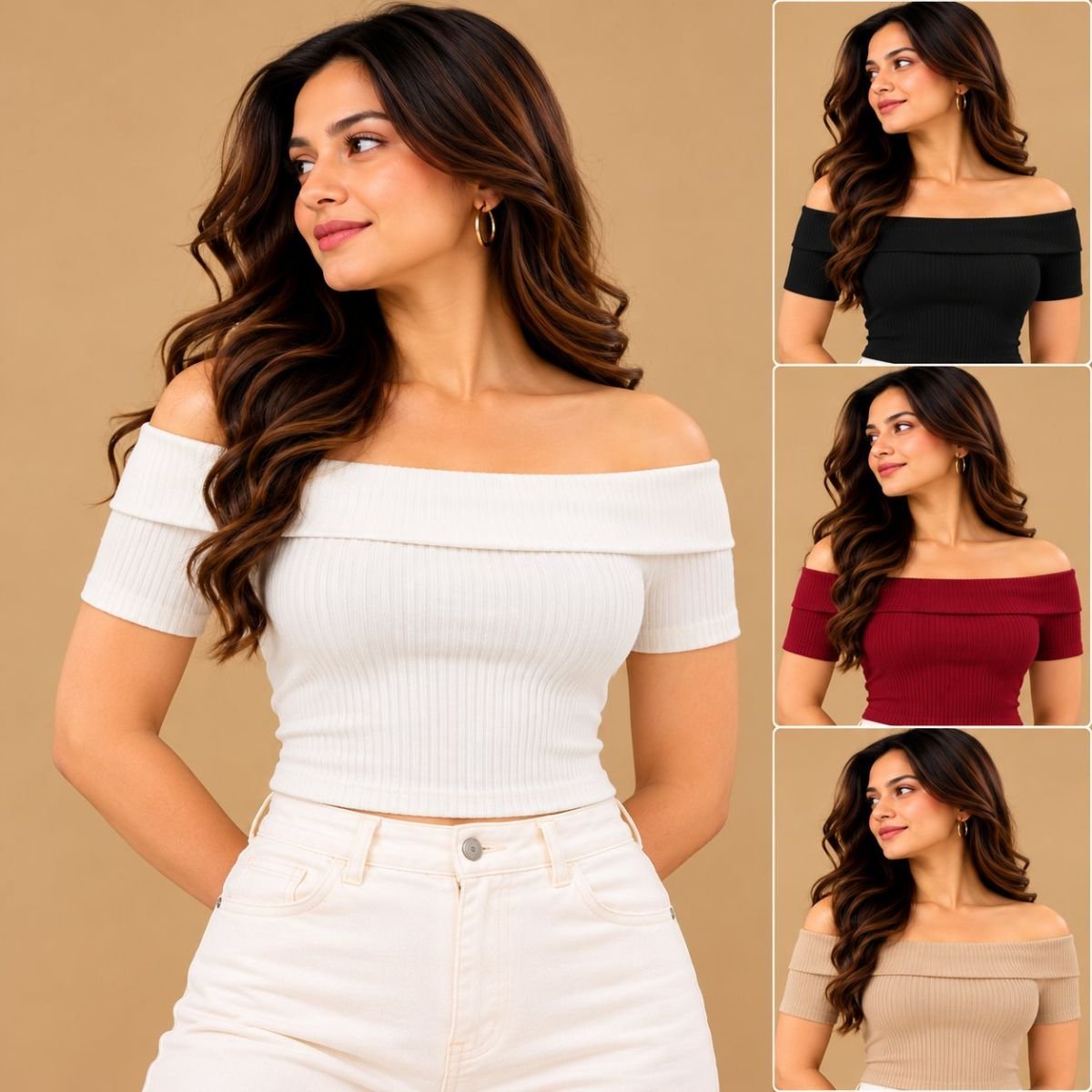 Veloura Offsholder top