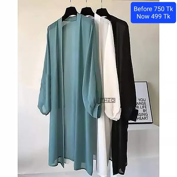 Puffy sleeves shrug