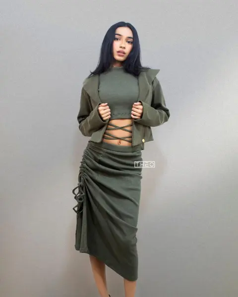3 Part Western Style Skirt Set