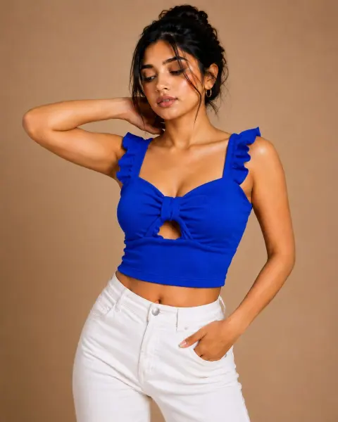 Bow Backless Top