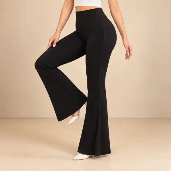 Chic High Waist Flare Pant